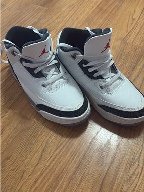 Jordan White Black Red High-Top Sneakers KIDS